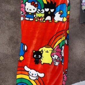 Sanrio Hello Kitty Rainbow Blanket